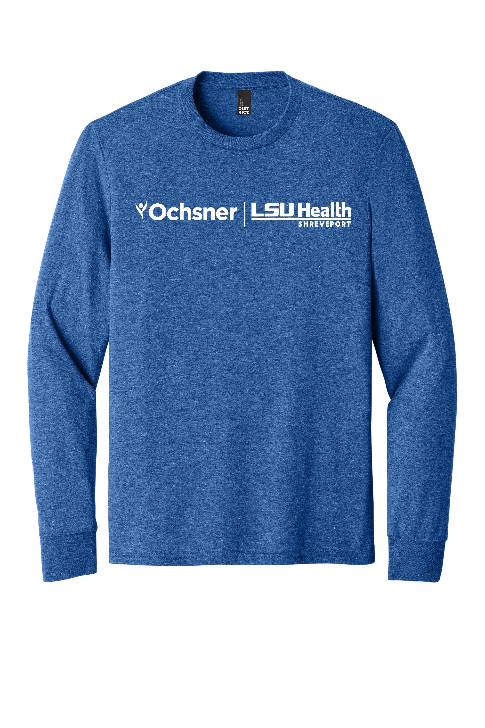 Ochsner LSU Health Shreveport Unisex Long Sleeve T-Shirt, Royal Blue, large image number 1